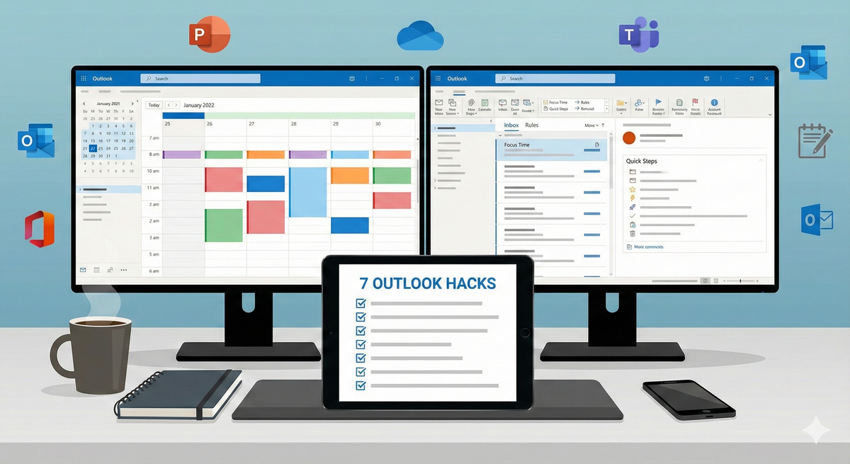 Top 7 Outlook Productivity Hacks for Busy Professionals